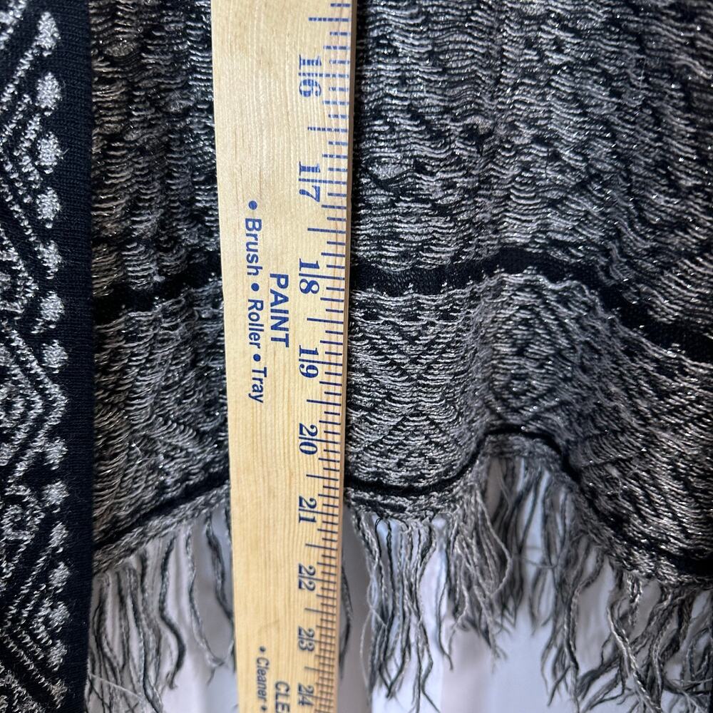 Ruby Rd. Gray Silver Metallic Cheetah Leopard Ope… - image 8